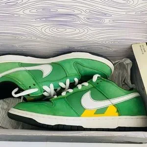 Nike Original 2006 Swoosh Grass/White VintageSize 10.5 Cab/Series New 2006 Vintage Kids Nike Zoom Kobe 1 PS White Grey Gold sz  main image 4
